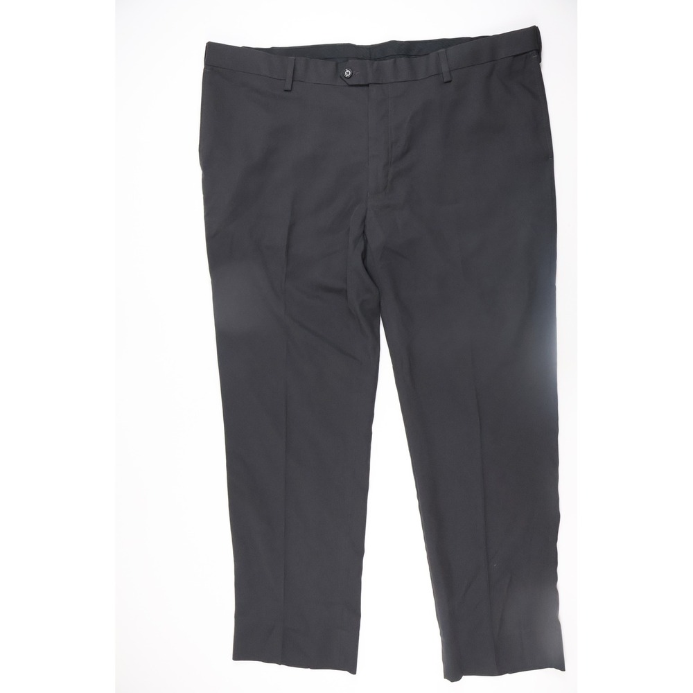 GS Dress Pants Perfect Fit Charcoal Grey Textured 46x32 Excellent